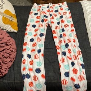 Holiday Ornament Lounge Pants Ladies Large